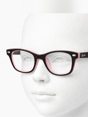 Ray Ban Eyeglasses Frames RB1528 3580 Girls Tortoise Pink 45-15-125 Youth